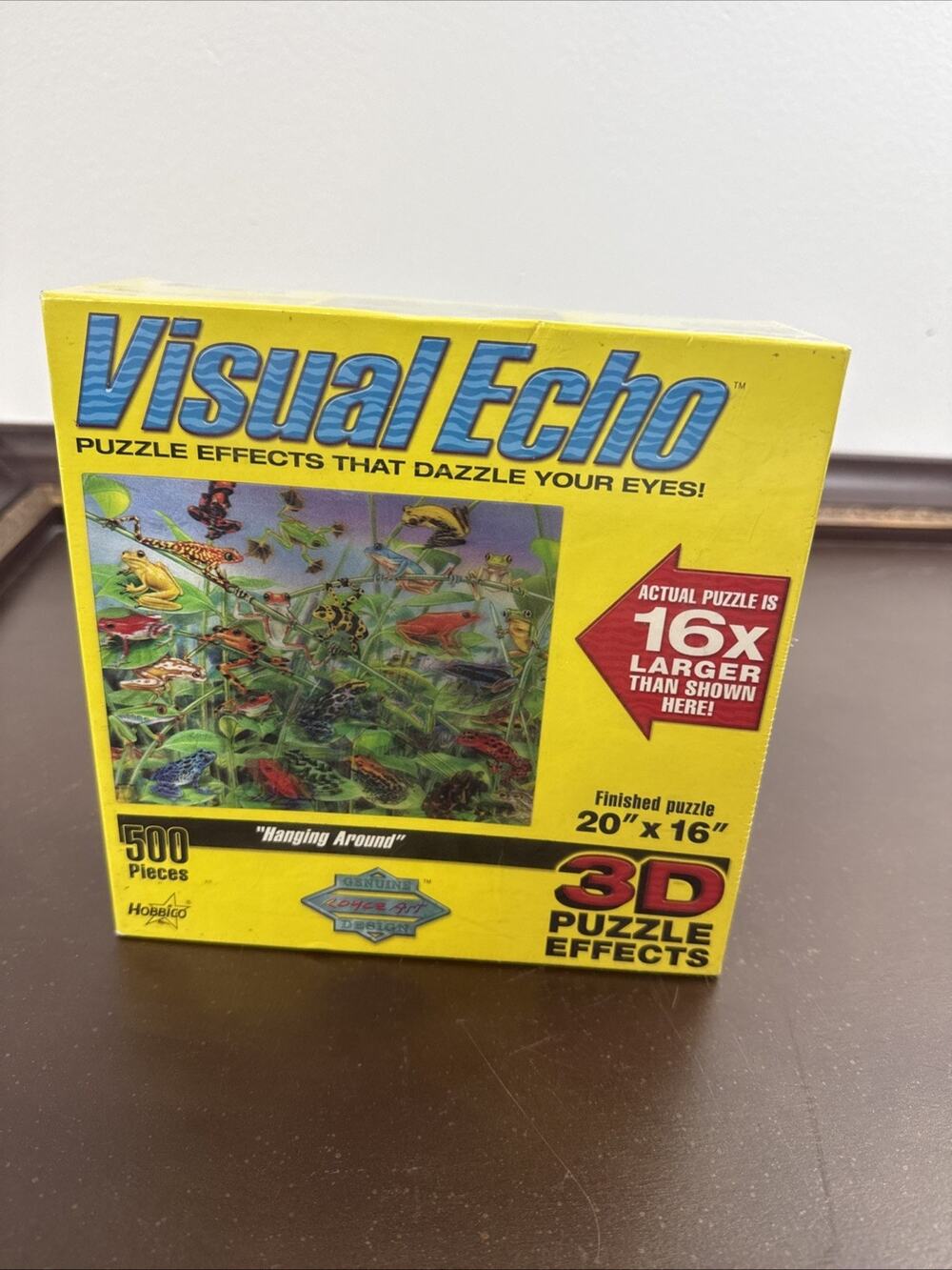 Visual Echo 3D Puzzle Effects: Hanging Around Frogs 2004 HCAY0105 New Sealed